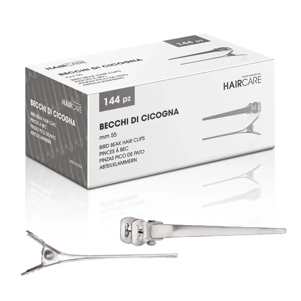 Haircare Alu Clips 5,5 cm 144 Stuks