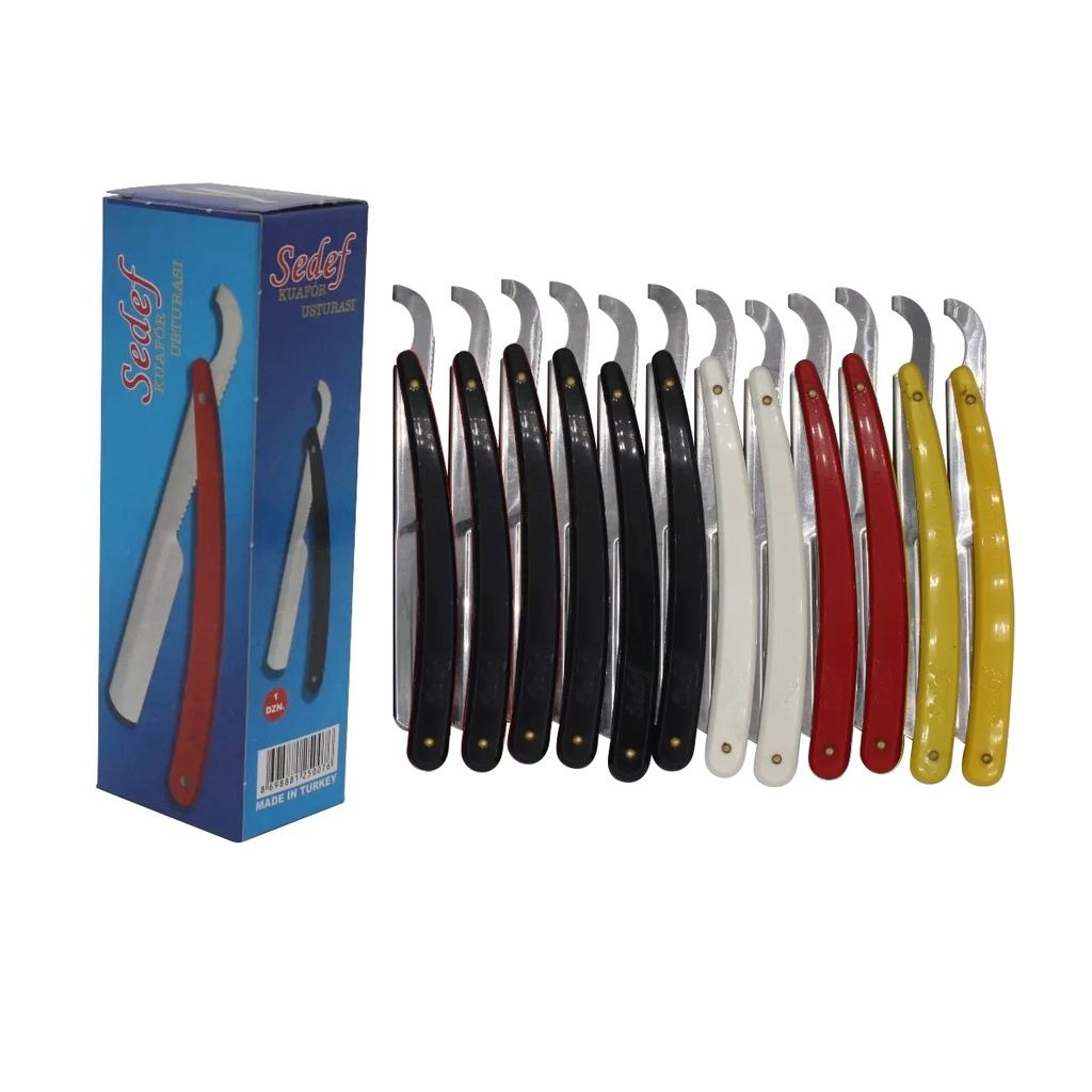 Sedef Scheermeshouder - Set van 12 in diverse kleuren