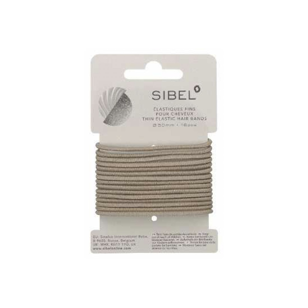 Sibel Dunne Haarelastiek Blond 16 Stuks