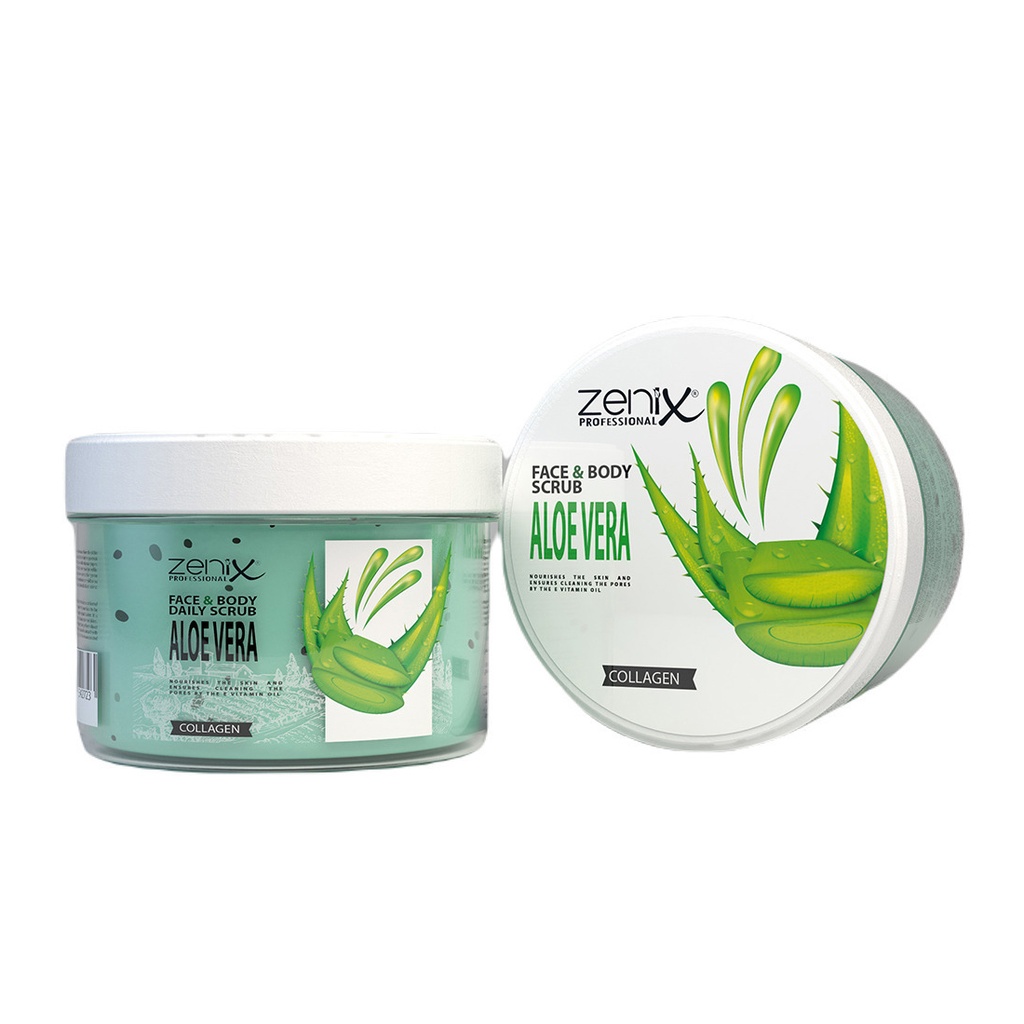 Zenix Face & Body Scrub Aloe Vera 275ml