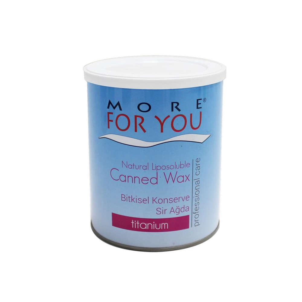 More For You Wax in Blik - Titanium 800ml