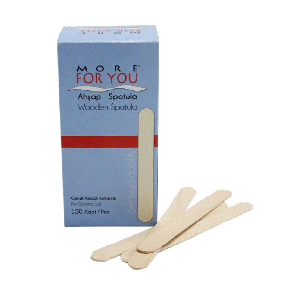 More For You Houten Hars Spatels 15cm 100 Stuks