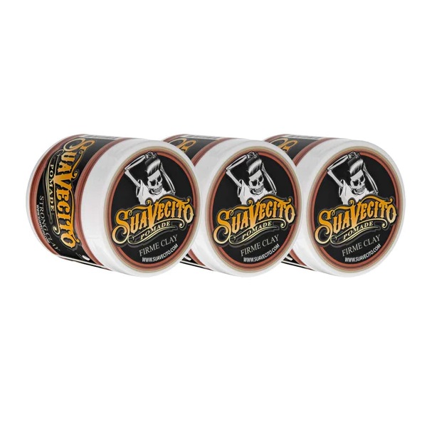 Suavecito Firme Clay Pomade 113g 3-pack