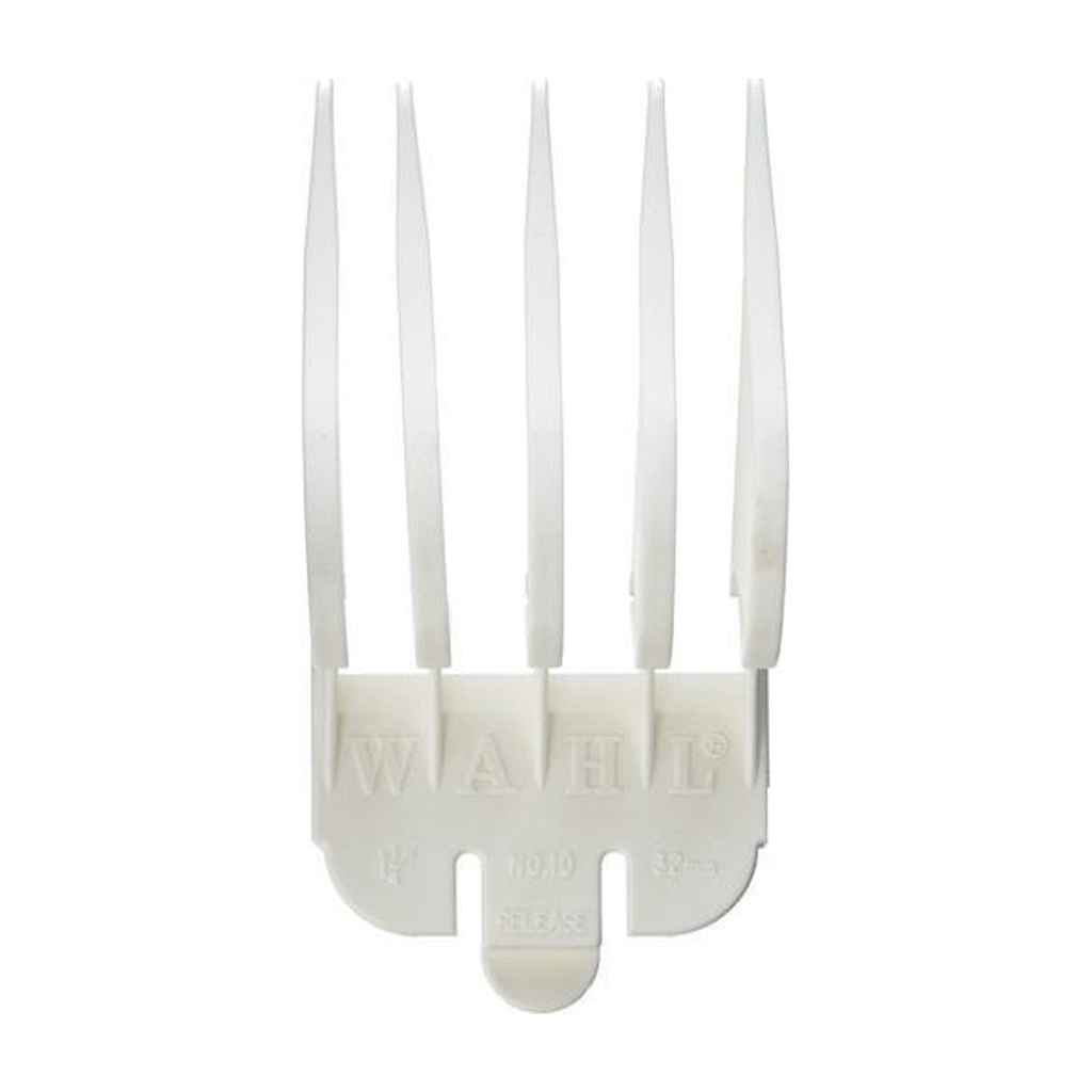 Wahl Opzetkam Plastic Gekleurd Nr. 10 (32mm) Wit