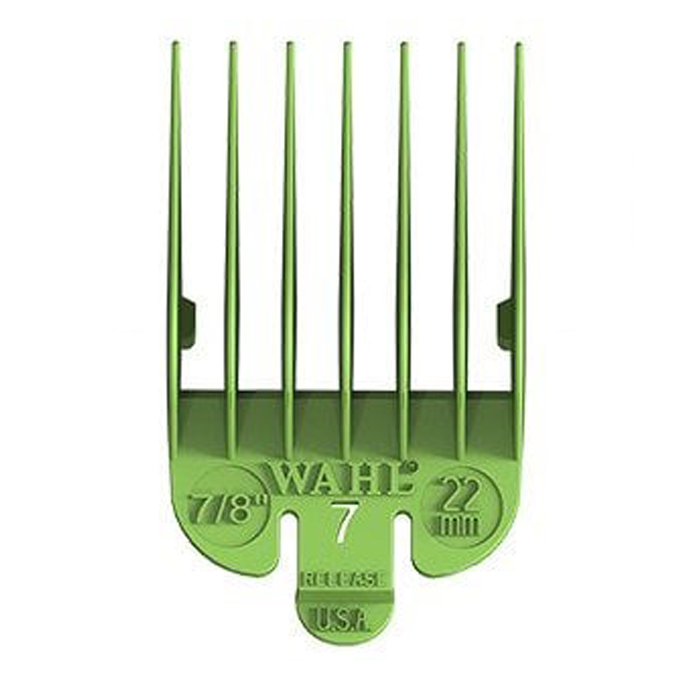 Wahl Opzetkam Plastic Gekleurd Nr. 7 (22mm) Groen
