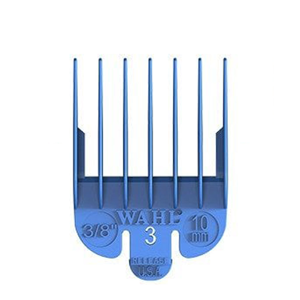 Wahl Opzetkam Plastic Gekleurd Nr. 3 (10mm) Blauw