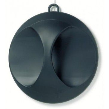 Comair Elegant Handspiegel Mat Zwart 25cm