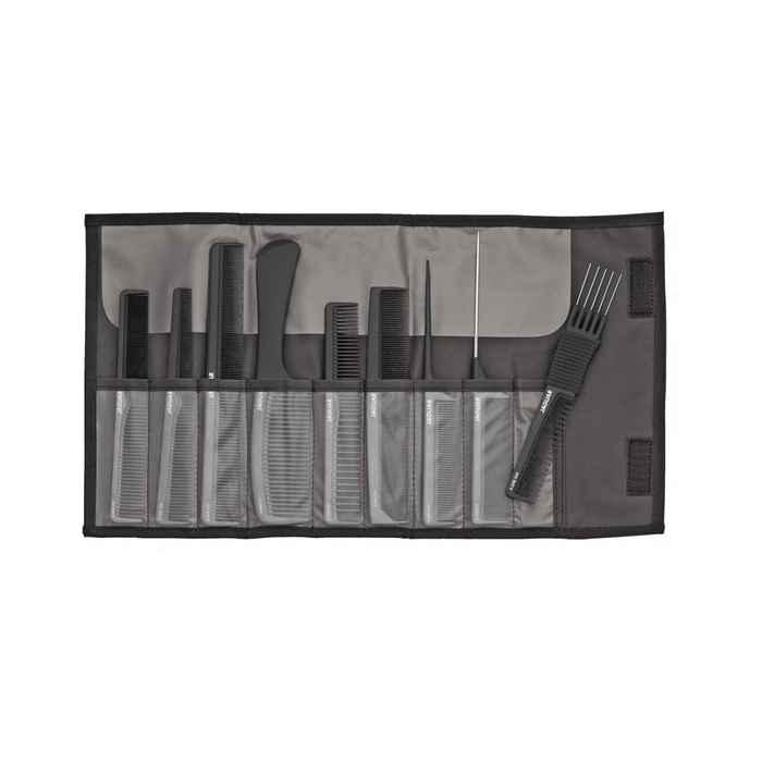 Jaguar A-Line Kammenset Zwart 9 Delig