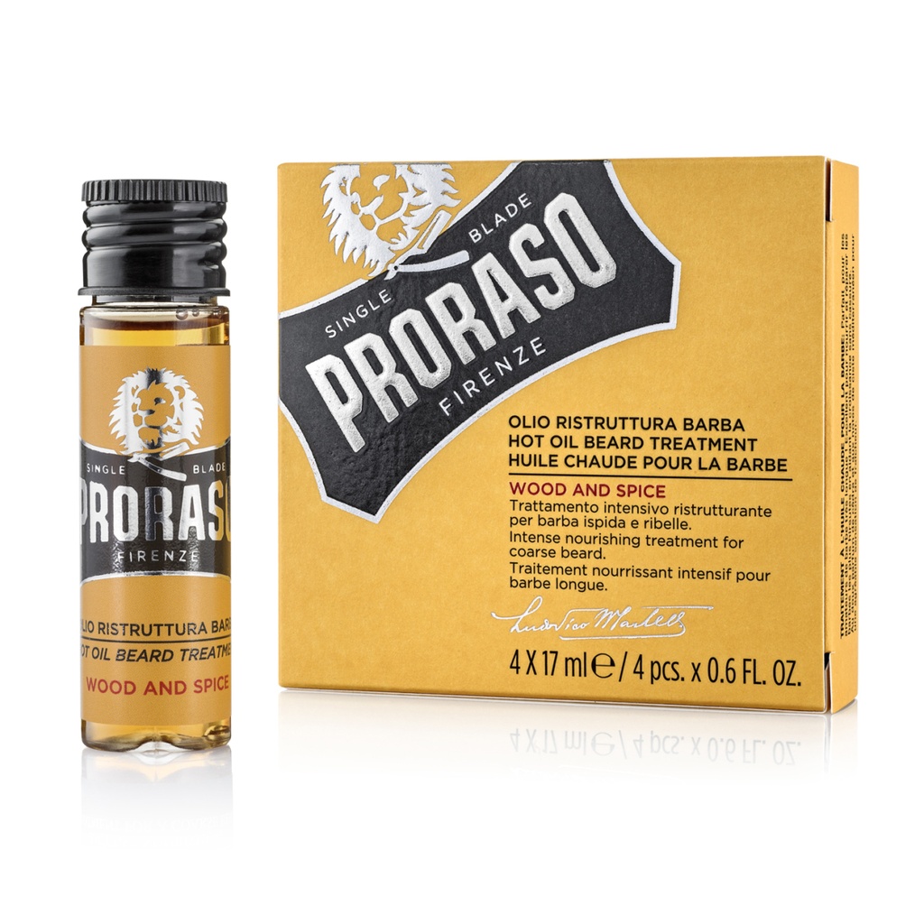 Proraso Wood and Spice Hot Treatment 4x17ml