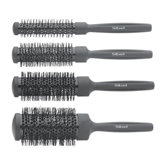 Sibel Thermische Borstels Round Kit 4 stuks