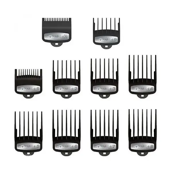 Wahl Opzetkamset Premium Nr. 0.5 t/m 8 (1,5-25mm) 10 Stuks