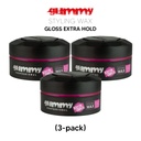 Gummy Styling Wax Gloss Extra Hold 150ml (3-pack)