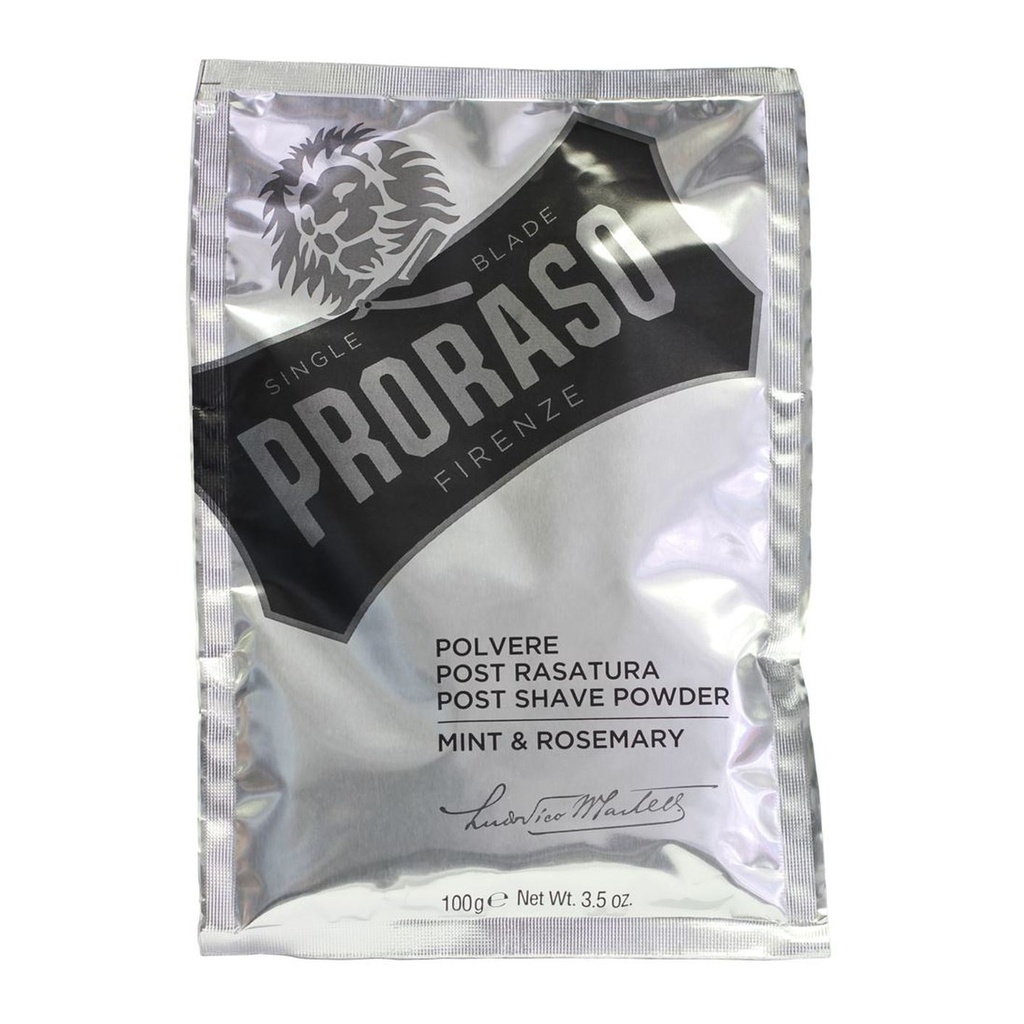 Proraso Post Shave Powder Mint & Rosemary 100g