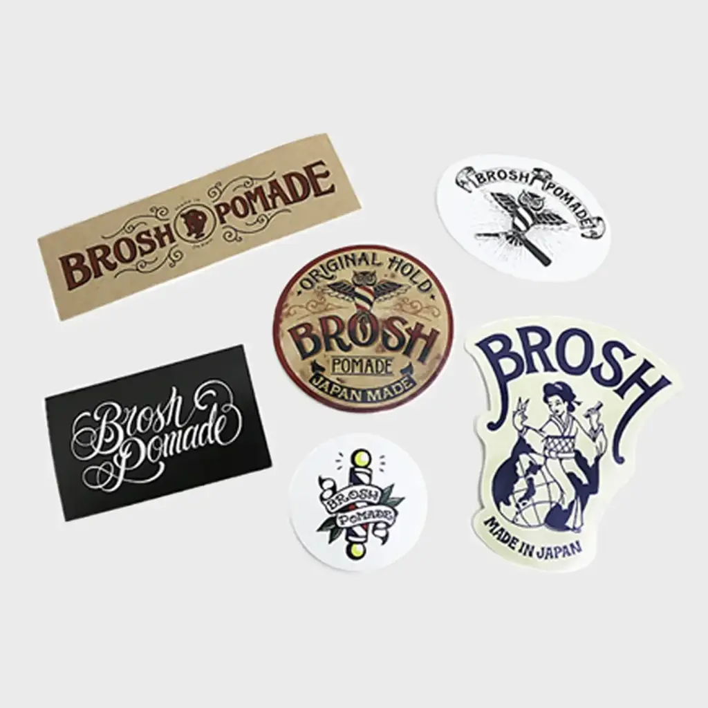 Brosh 6 Stickers Set