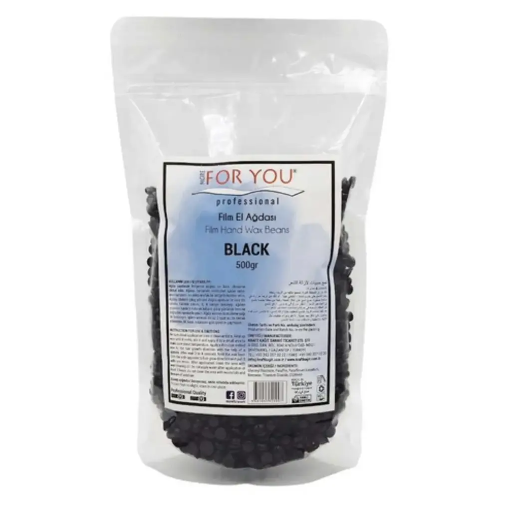 More For You Hard Wax Korrels - Black 500ml
