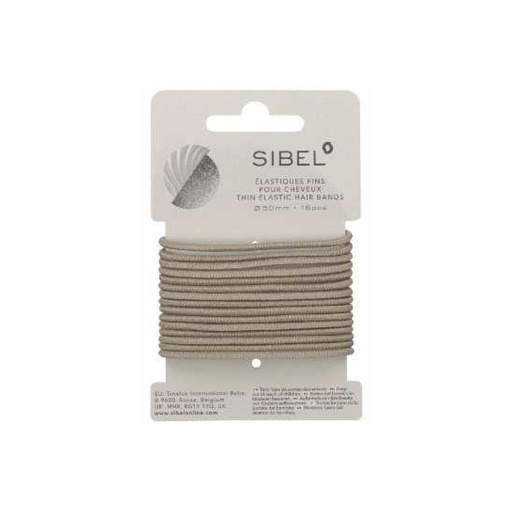 [503117] Sibel Dunne Haarelastiek Blond 16 Stuks