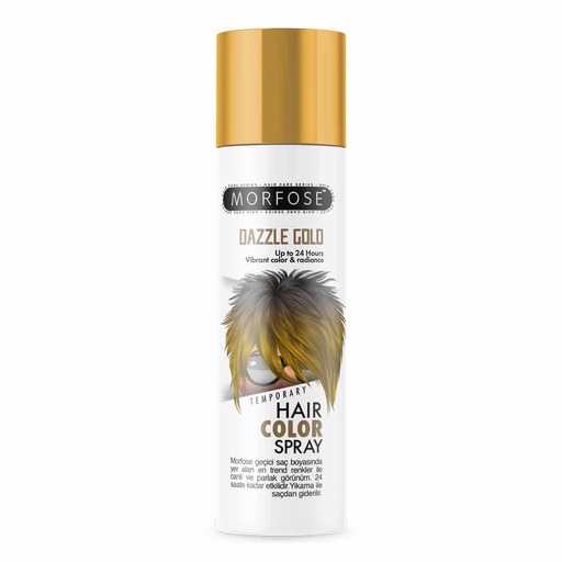 [104404] Morfose Hair Color Spray Dazzle Gold 150ml