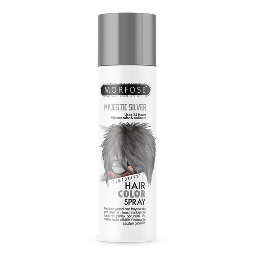 [104401] Morfose Hair Color Spray Majestic Silver 150ml