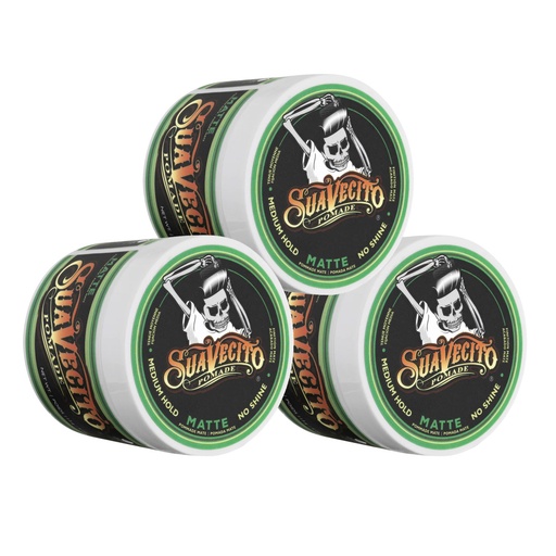 [104603-3] Suavecito Matte Pomade 113g 3-Pack