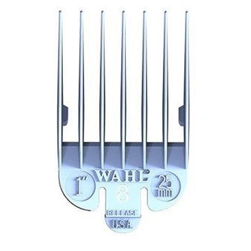 [302029] Wahl Opzetkam Plastic Gekleurd Nr. 8 (25mm) Licht Blauw