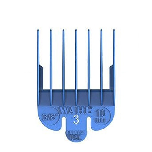 Wahl Opzetkam Plastic Gekleurd Nr. 3 (10mm) Blauw