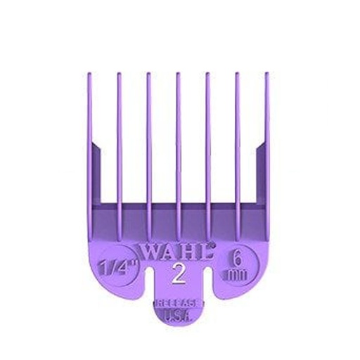 [302023] Wahl Opzetkam Plastic Gekleurd Nr. 2 (6mm) Violet