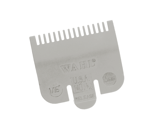 [302020] Wahl Opzetkam Plastic Gekleurd Nr. 0.5 (1,5mm) Grijs
