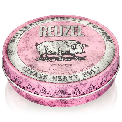 [110008] Reuzel Pink Grease Heavy Hold Pomade 113g