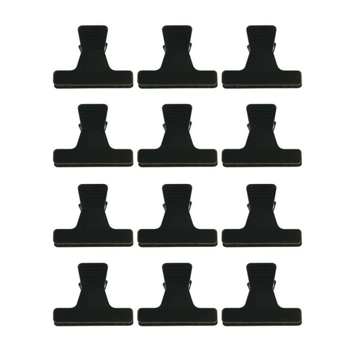 [502301] Sibel Verdeelklem Small Zwart 5,5cm 12 Stuks