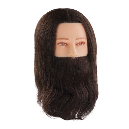 Comair Oefenhoofd Paul met baard bruin 35cm