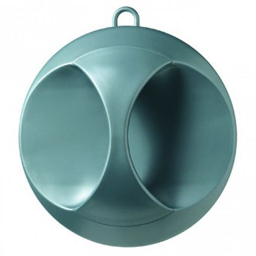 [812013] Comair Elegant Handspiegel Mat Zilver 25cm