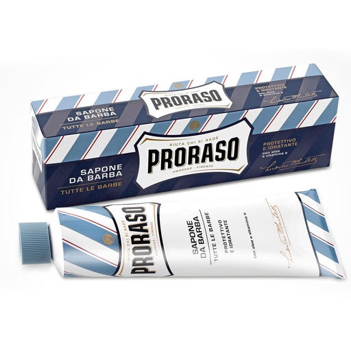 [105300] Proraso Blue Shaving Cream Tube 150ml