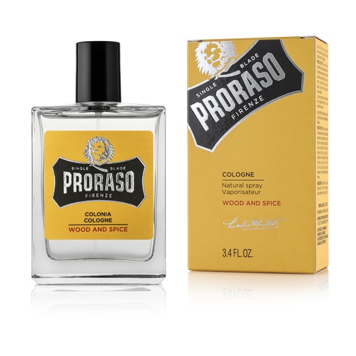 [105412] Proraso Wood and Spice Eau de Cologne 100ml