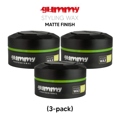 [103003-3] Gummy Styling Wax Matte Finish 150ml (3-pack)