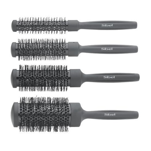 Sibel Thermische Borstels Round Kit 4 stuks