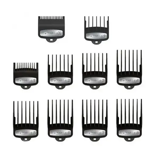 [302066] Wahl Opzetkamset Premium Nr. 0.5 t/m 8 (1,5-25mm) 10 Stuks