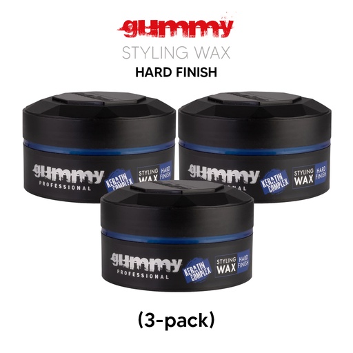 [103001-3] Gummy wax hard finish (3-pack)