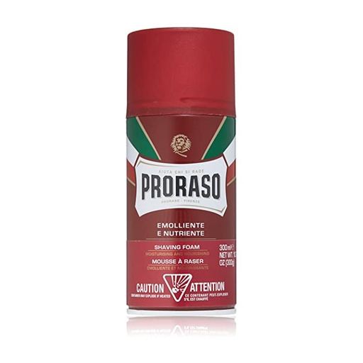 [105105] Proraso Red Shaving Cream Mousse 300ml
