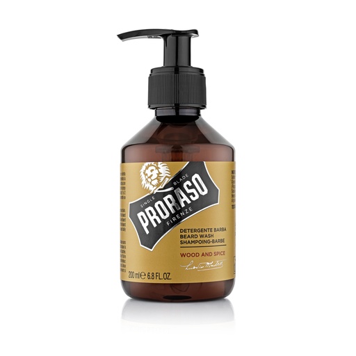 [105402] Proraso Wood and Spice Beard Shampoo 200ml
