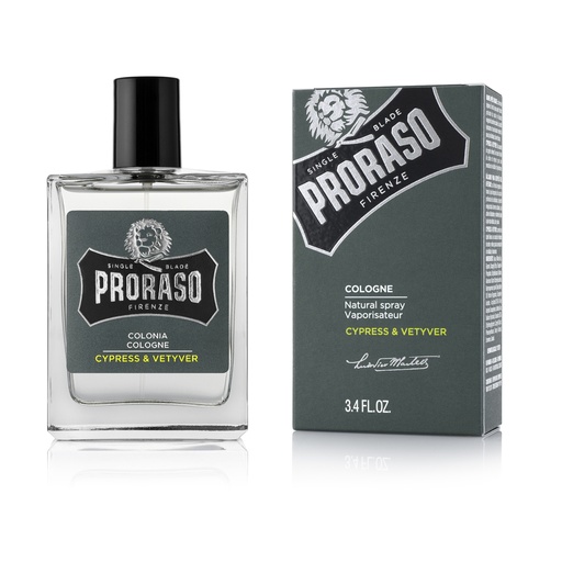 [105512] Proraso  Cypress Vetyver Eau de Cologne 100ml
