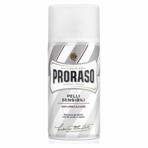 [105205] Proraso White Shaving Cream Mousse 300ml