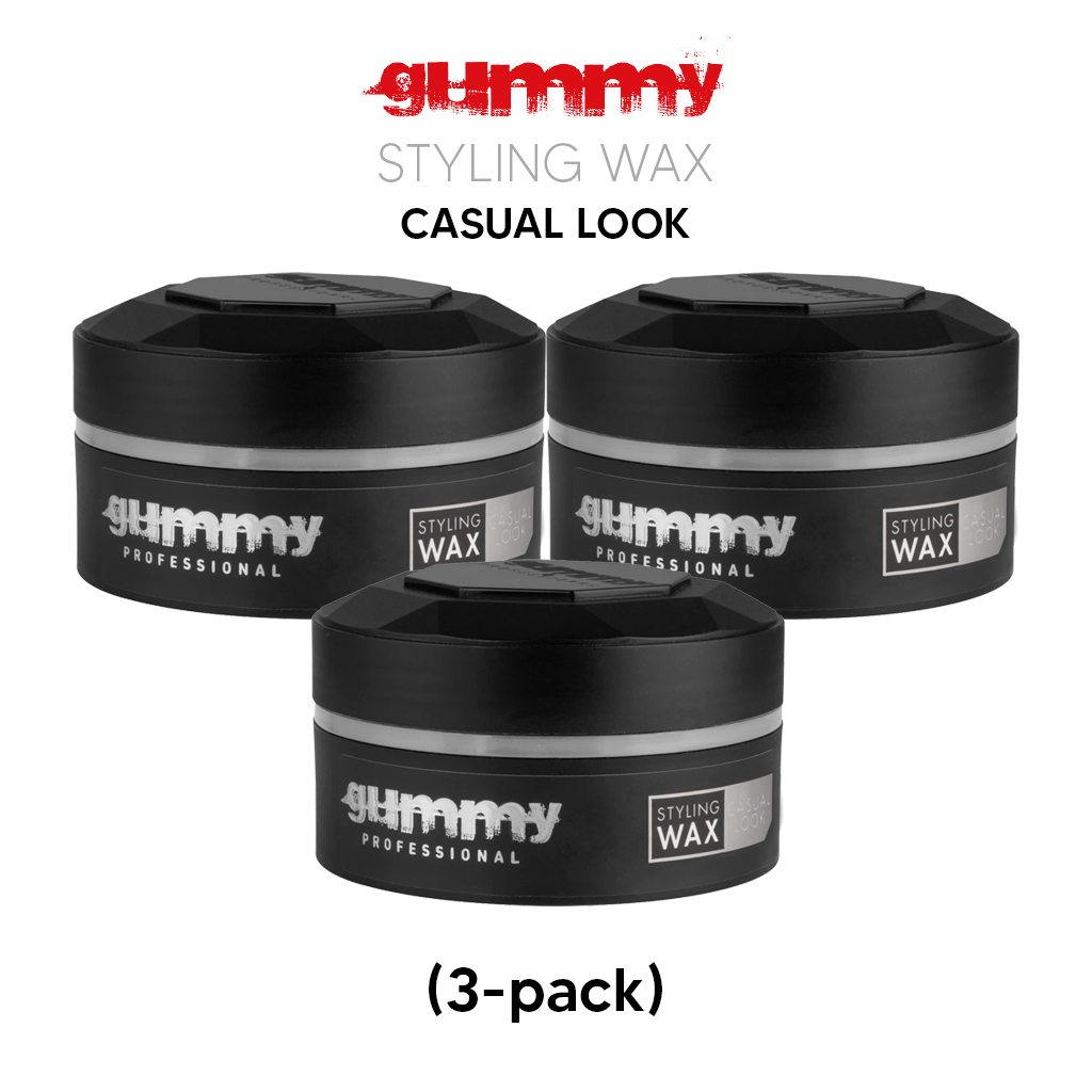 Gummy Styling Wax Casual Look 150ml (3-pack)
