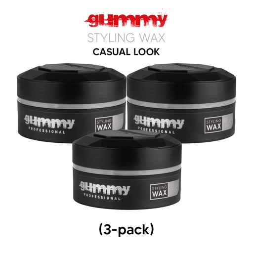 [103006-3] Gummy Styling Wax Casual Look 150ml (3-pack)