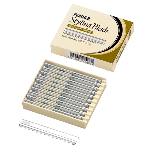 Feather Styling Blades Regular 10 Stuks
