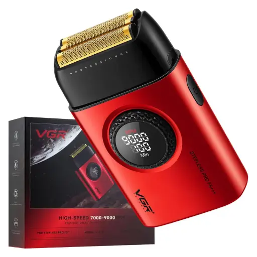 [206200] VGR V-377 Shaver - Red