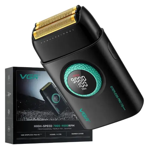 [206201] VGR V-378 Shaver - Black